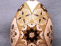 WIP Ukrainian Easter Egg Batik Art Pysanky By So Jeo : pysanky pysanka ukrainian easter egg batik art sojeo flowers circles medallions rose pussy willows vines leaves